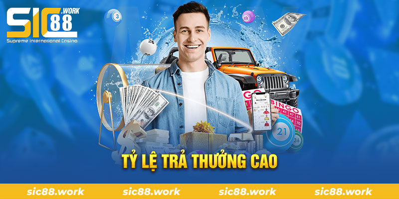 Tỷ lệ trả thưởng cực hấp dẫn