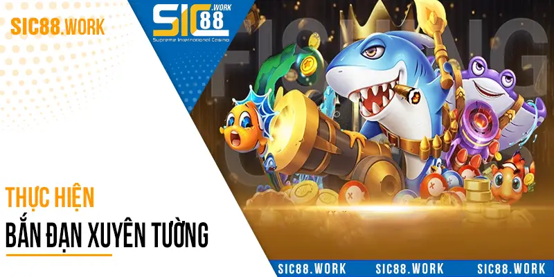 Thực hiện bắn đạn xuyên tường